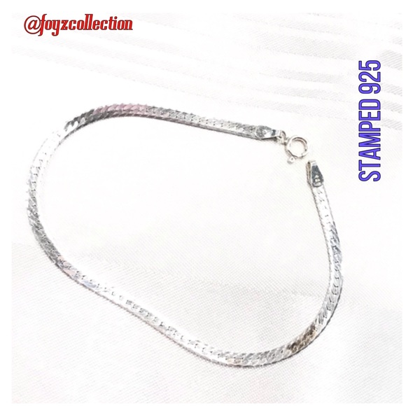 Bracelet silver stamped 925 s-37 - Picture 1 of 5